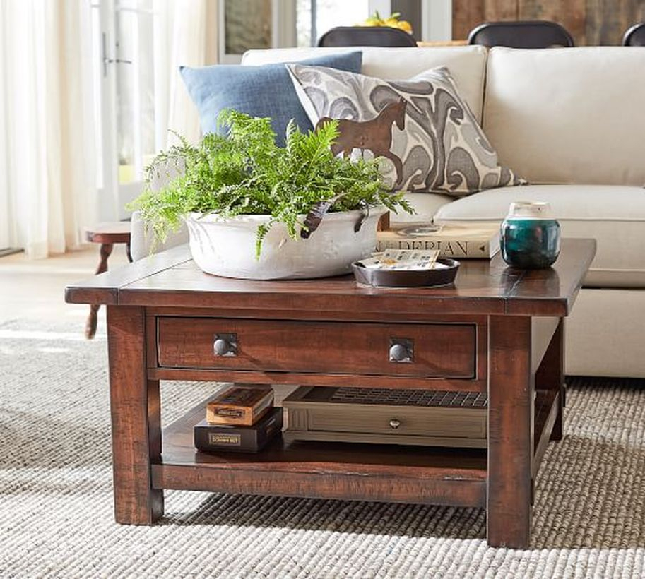 An incredible small table of teak wood furniture for storage for your room