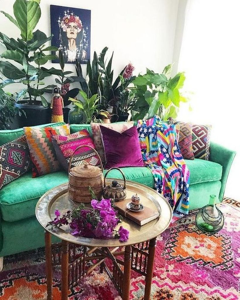 Light green sofa