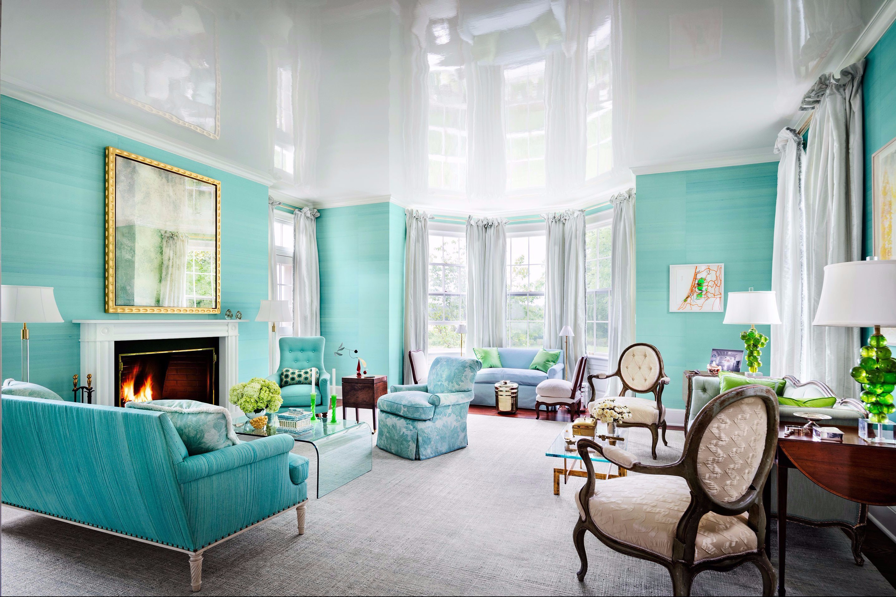 A magnificent home paint colors with green tosca colors that have been famous for a long time even today but their popularity is getting higher nowadays to be used as bedroom paint colors