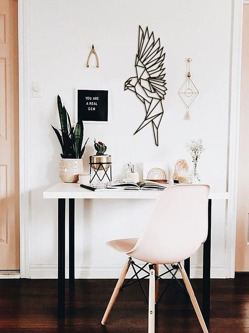 Small white table
