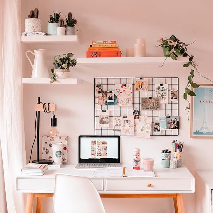 Wall white storage