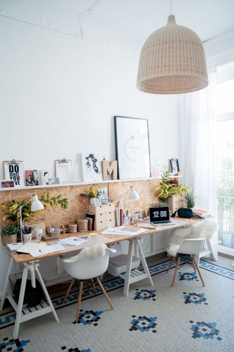 Wooden desks