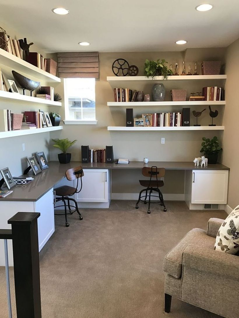 Book shelves wall