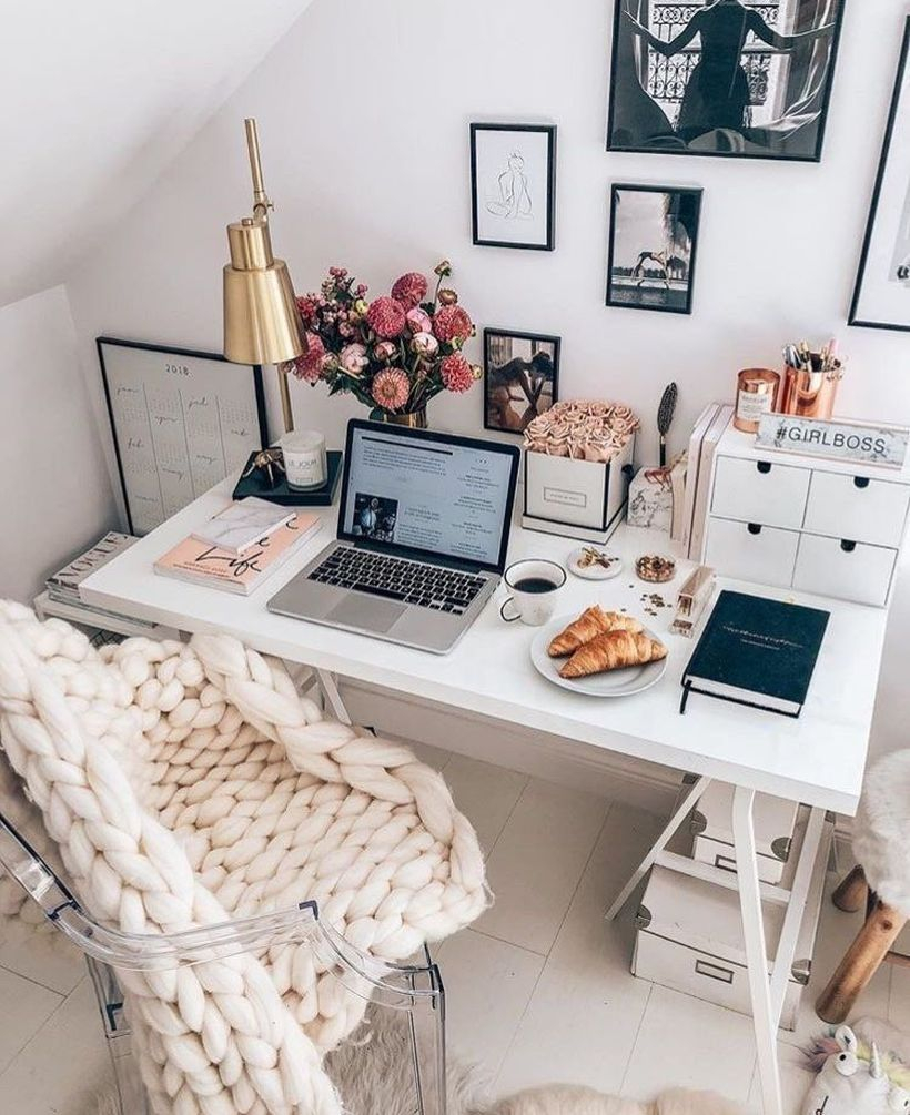 Elegant small space home office