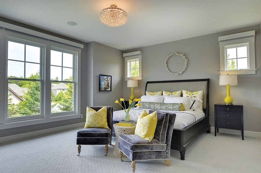 An amazing home paint colors with neutral gray it is bright that can make you sleep well