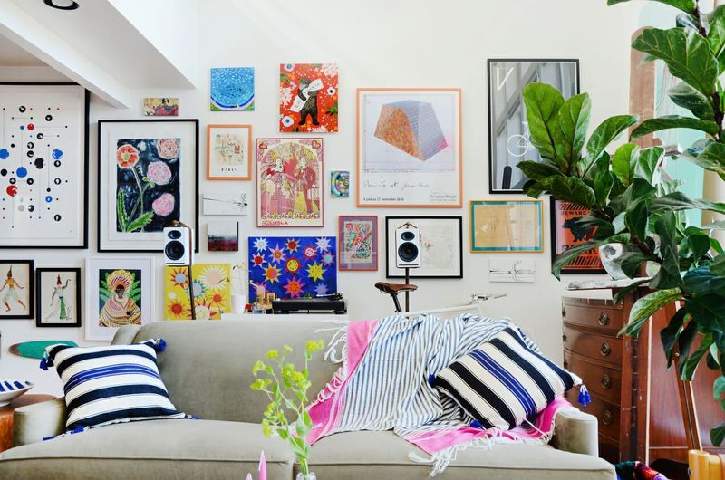 Colorful living room design