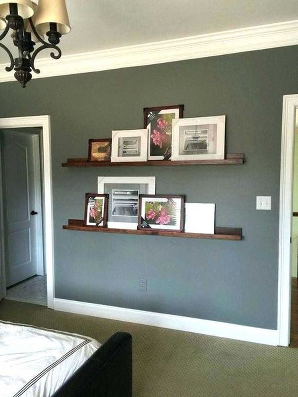 Creative diy shelves on the walls for teen girl bedroom to complete your bedroom storage
