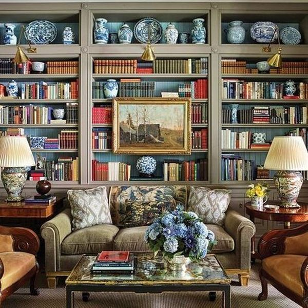 Modern farmhouse living room design
