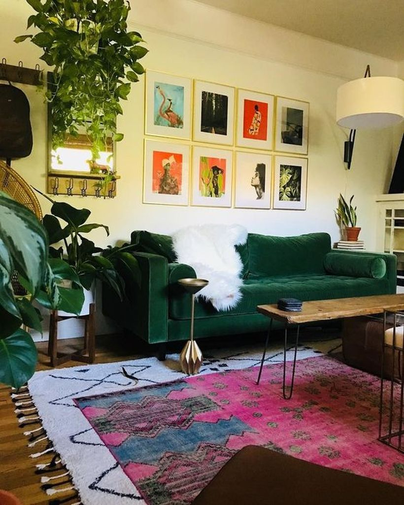 Sven grass green sofa