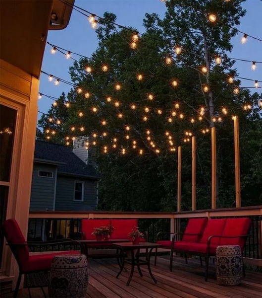 Beautiful lighting for porch