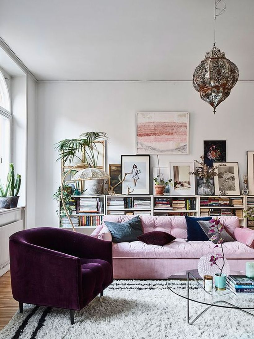 Hillam pink sofa