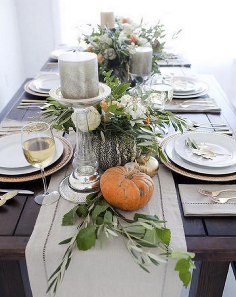 Pumpkin centrepiece ideas