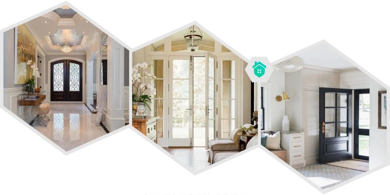 11. simple and elegant entry way