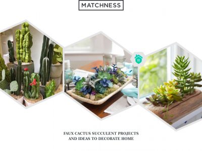 2. faux cactus succulent projects
