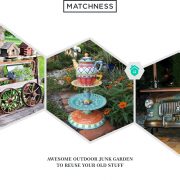 38. outdoor junk garden
