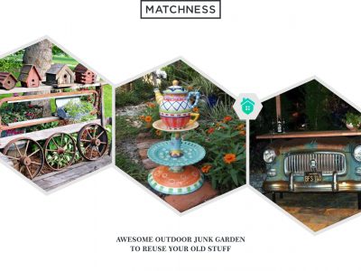 38. outdoor junk garden