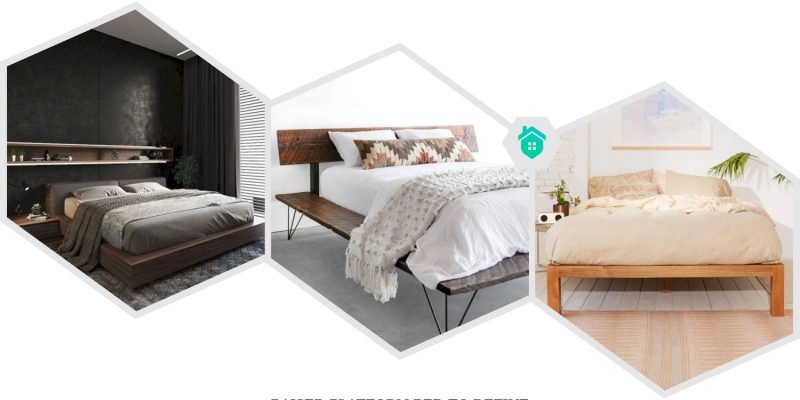 44. raised platform bed