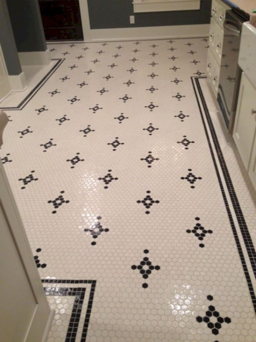 Adorable mosaic marble shower tile for your bathroom 26