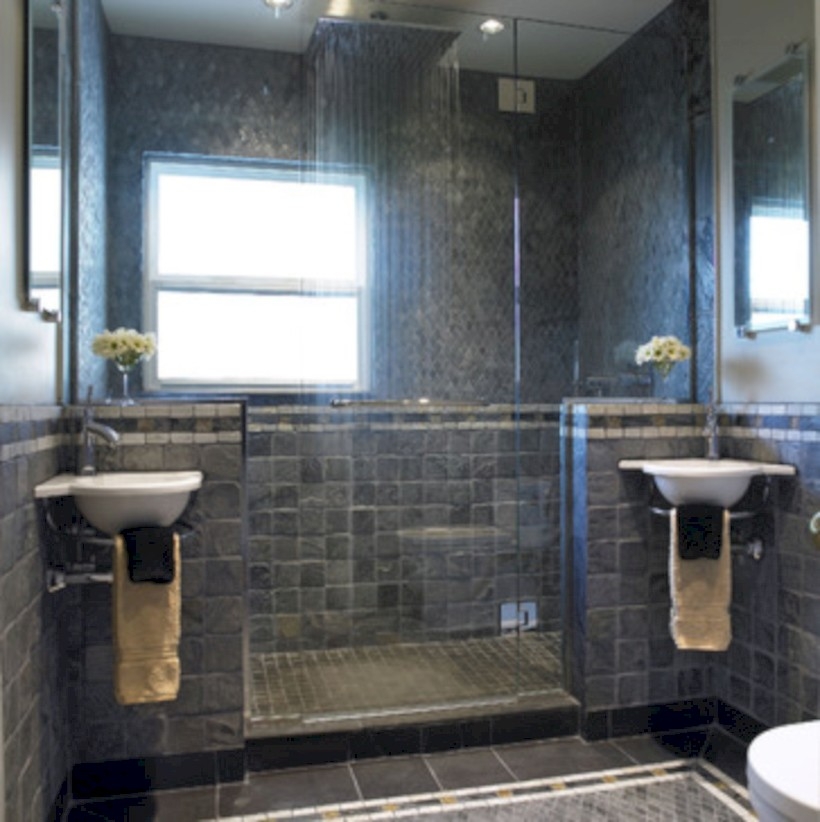 Amazing doorless shower design ideas 03