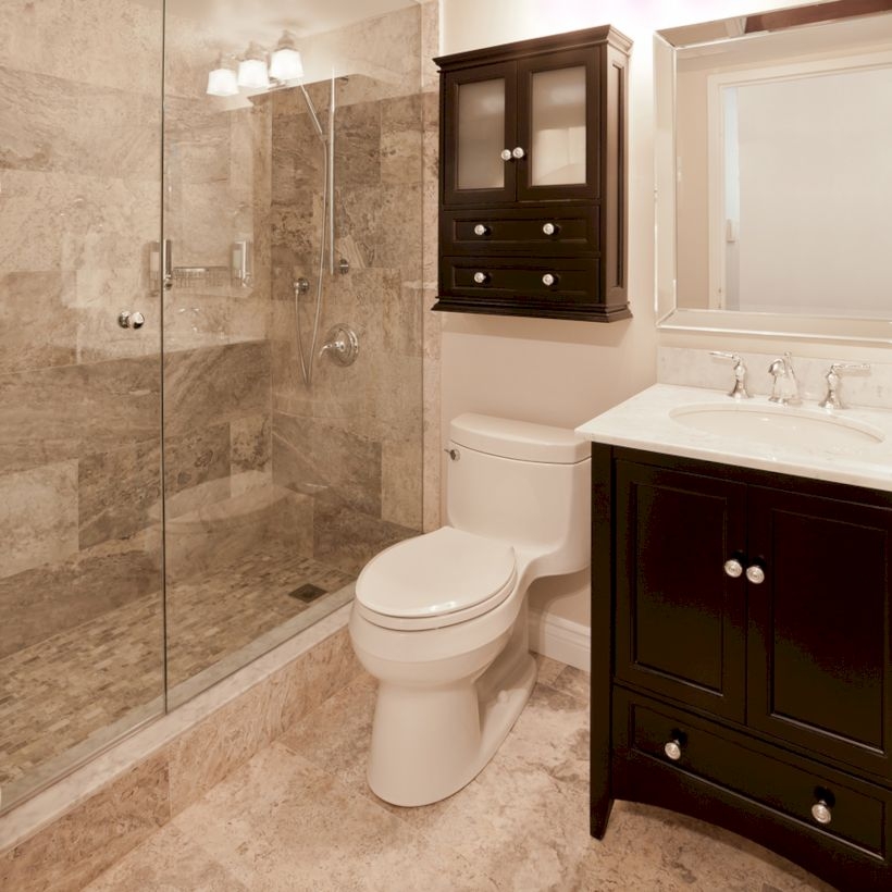Beautiful bathroom frameless shower glass enclosure 09