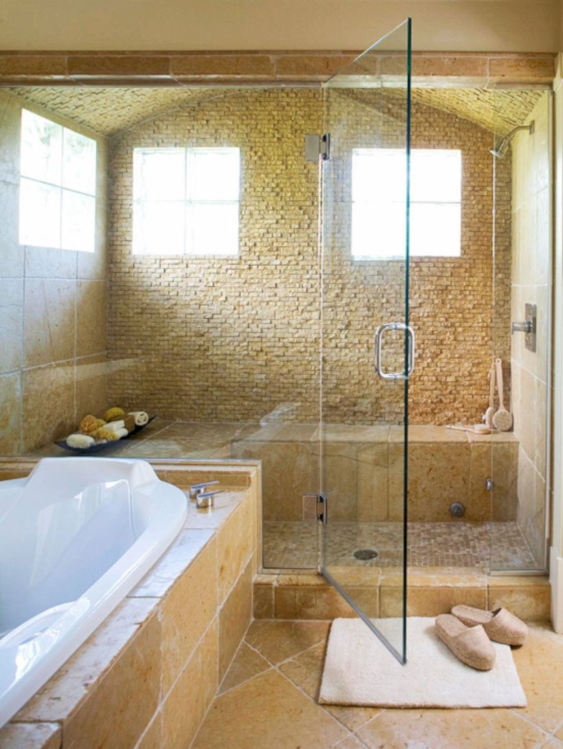 Beautiful bathroom frameless shower glass enclosure 21