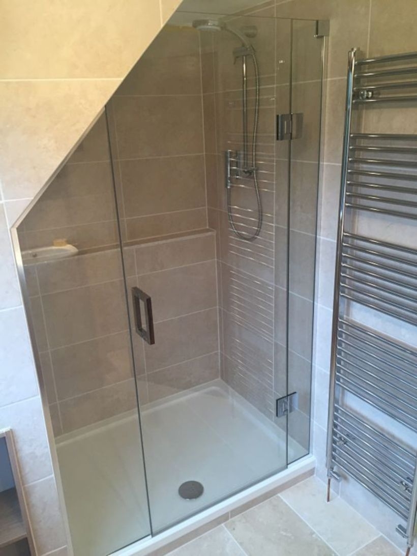 Beautiful bathroom frameless shower glass enclosure 25