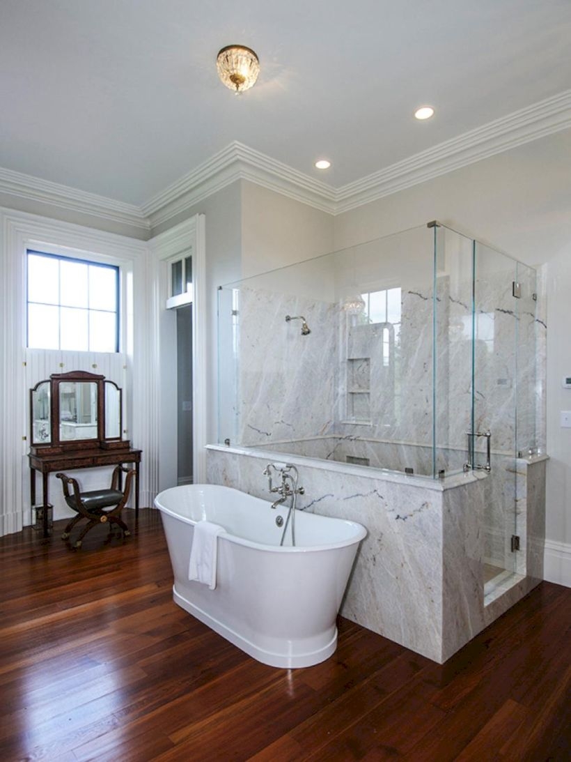 Beautiful bathroom frameless shower glass enclosure 28