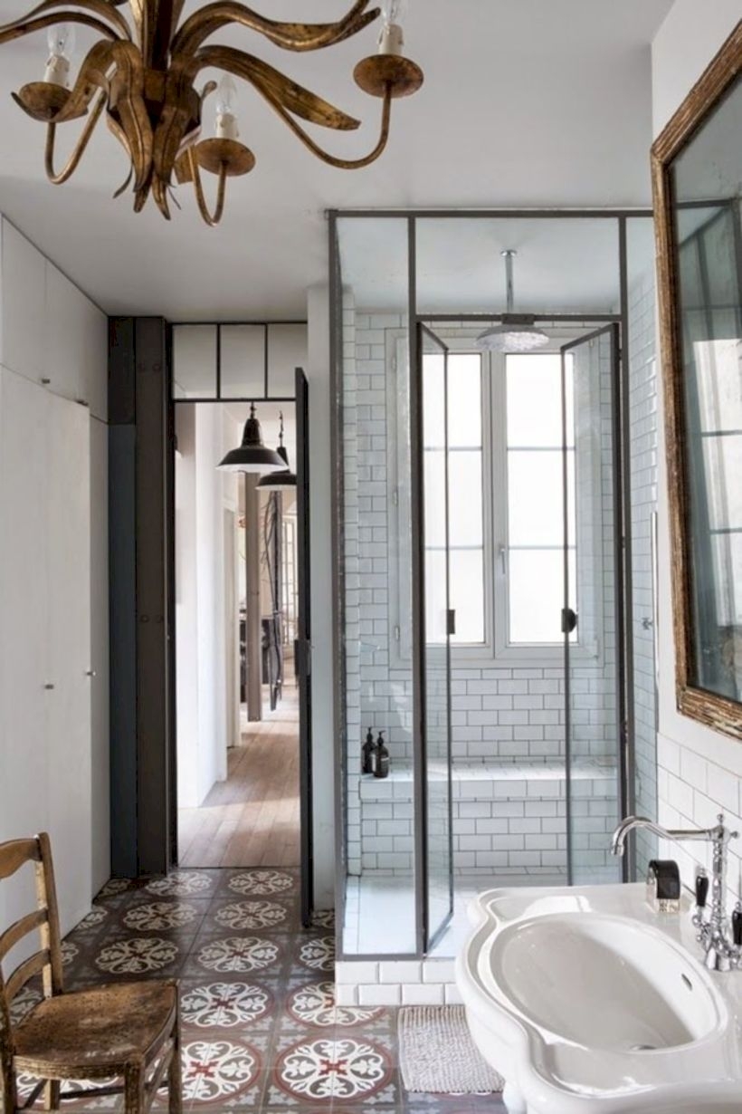Beautiful bathroom frameless shower glass enclosure 30