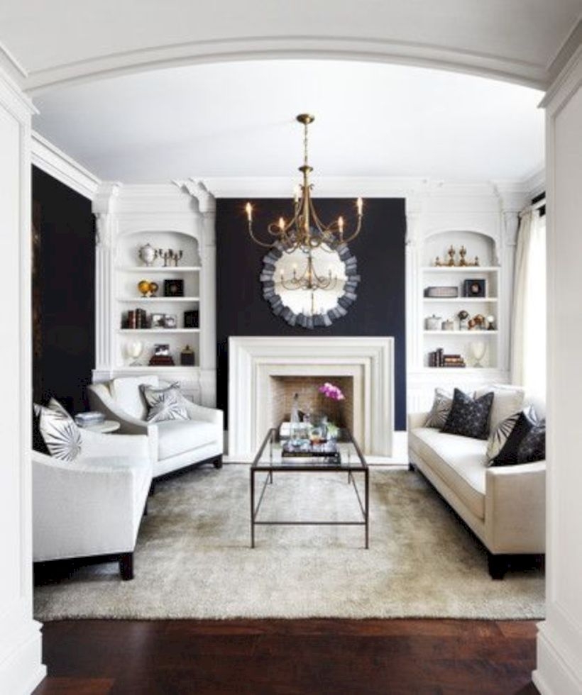 Beautiful living room design ideas with mirror 04