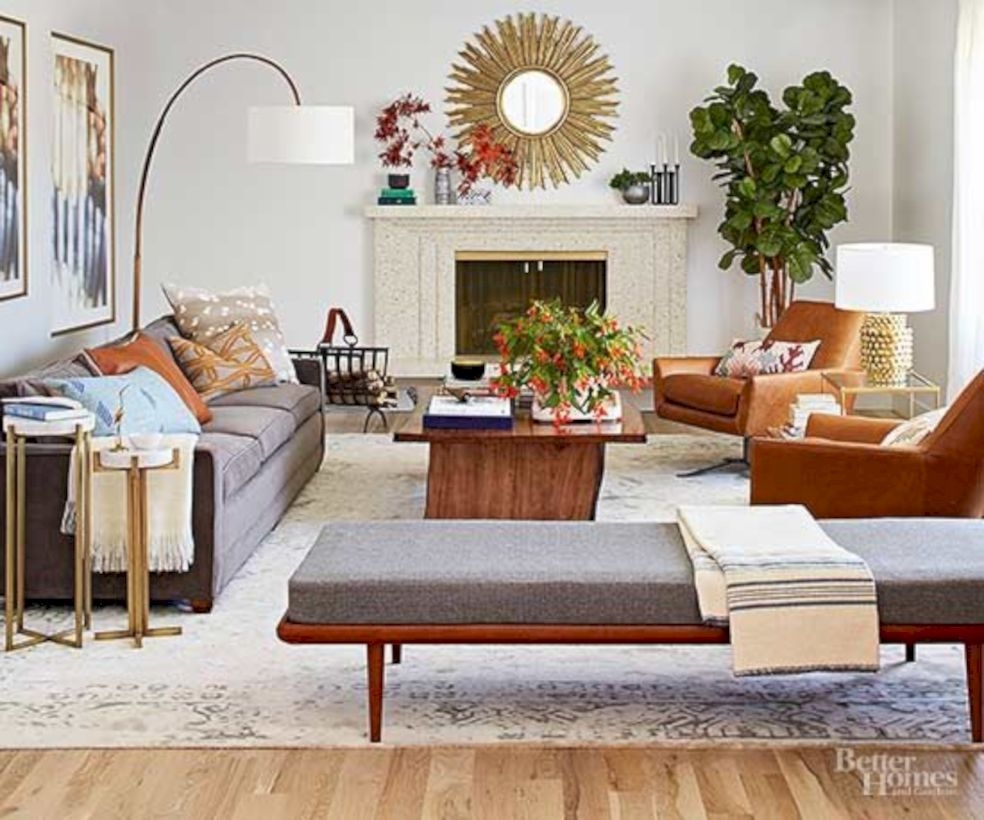 Beautiful living room design ideas with mirror 09