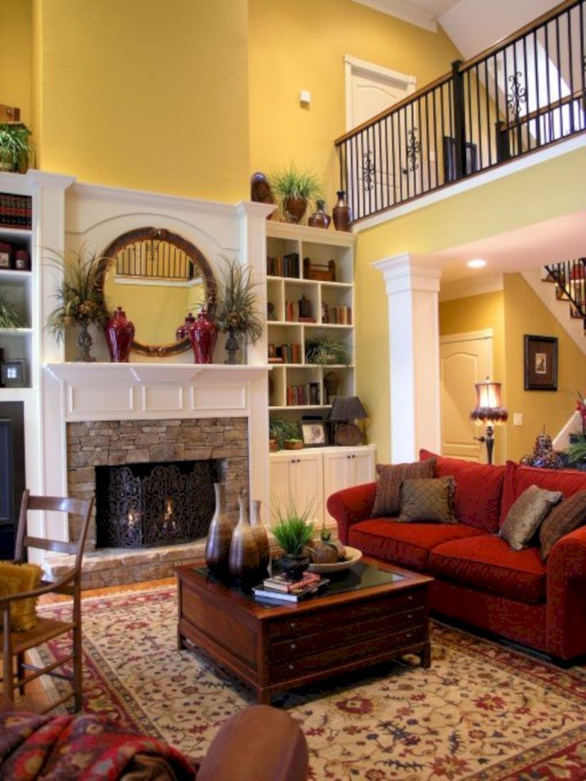 Beautiful living room design ideas with mirror 13