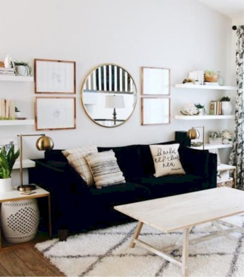 Beautiful living room design ideas with mirror 20