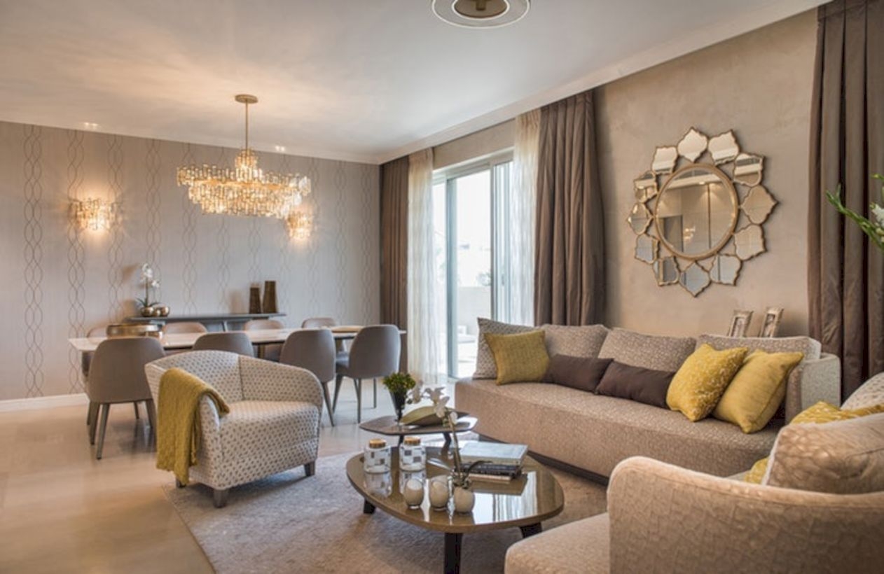 Beautiful living room design ideas with mirror 25