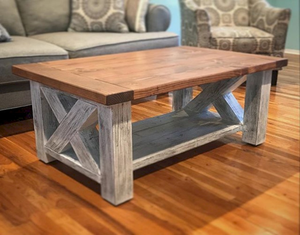 Best chunky farmhouse coffee table 10