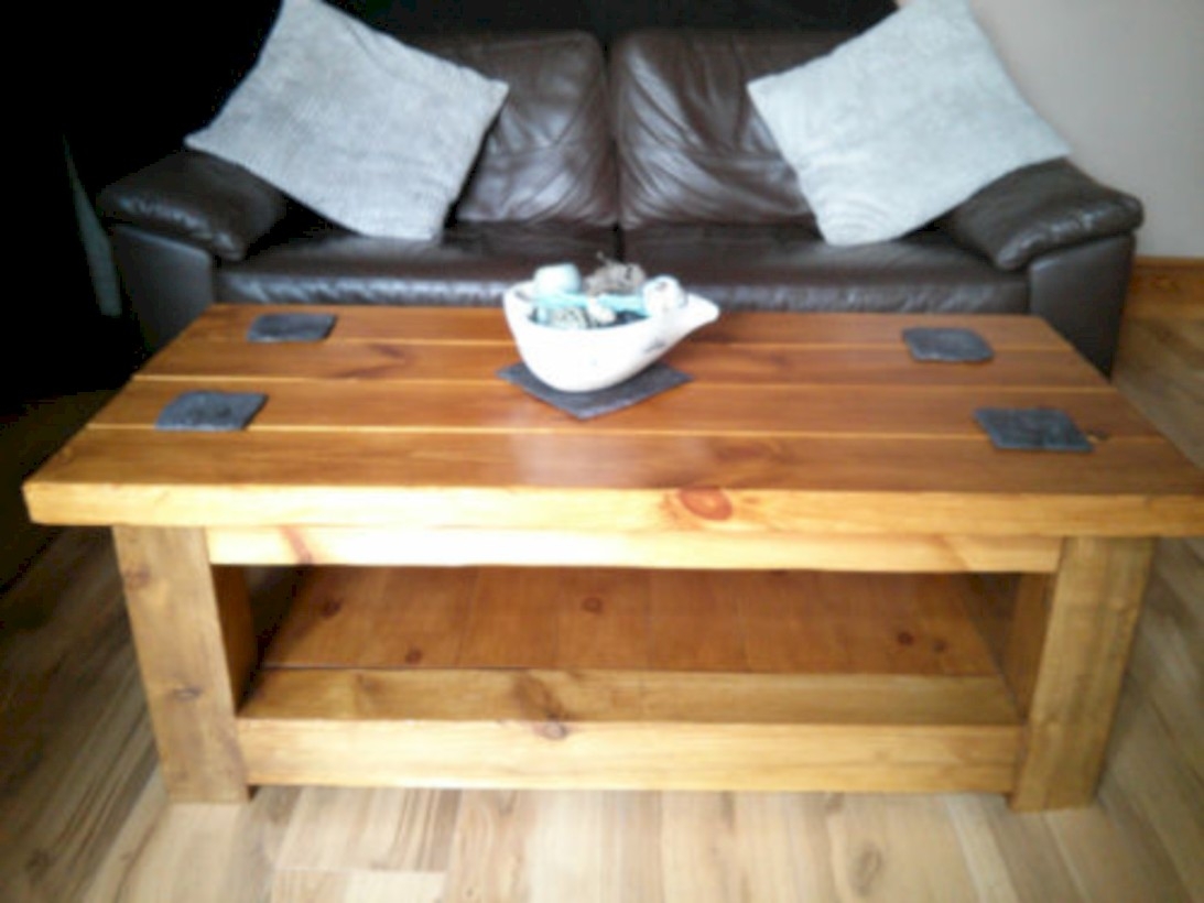 Best chunky farmhouse coffee table 12