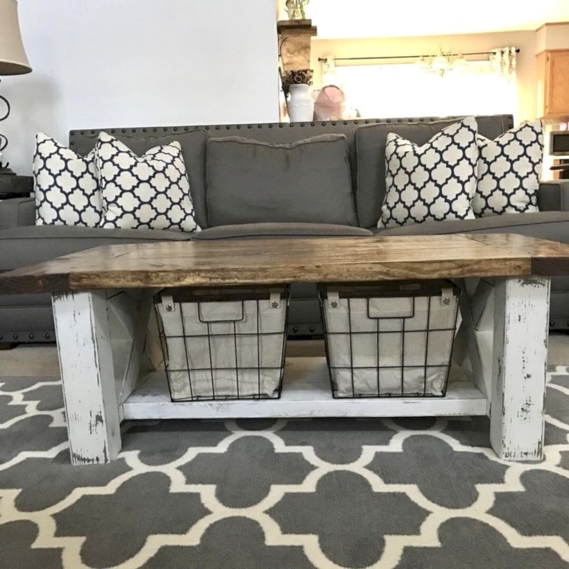 Best chunky farmhouse coffee table 13
