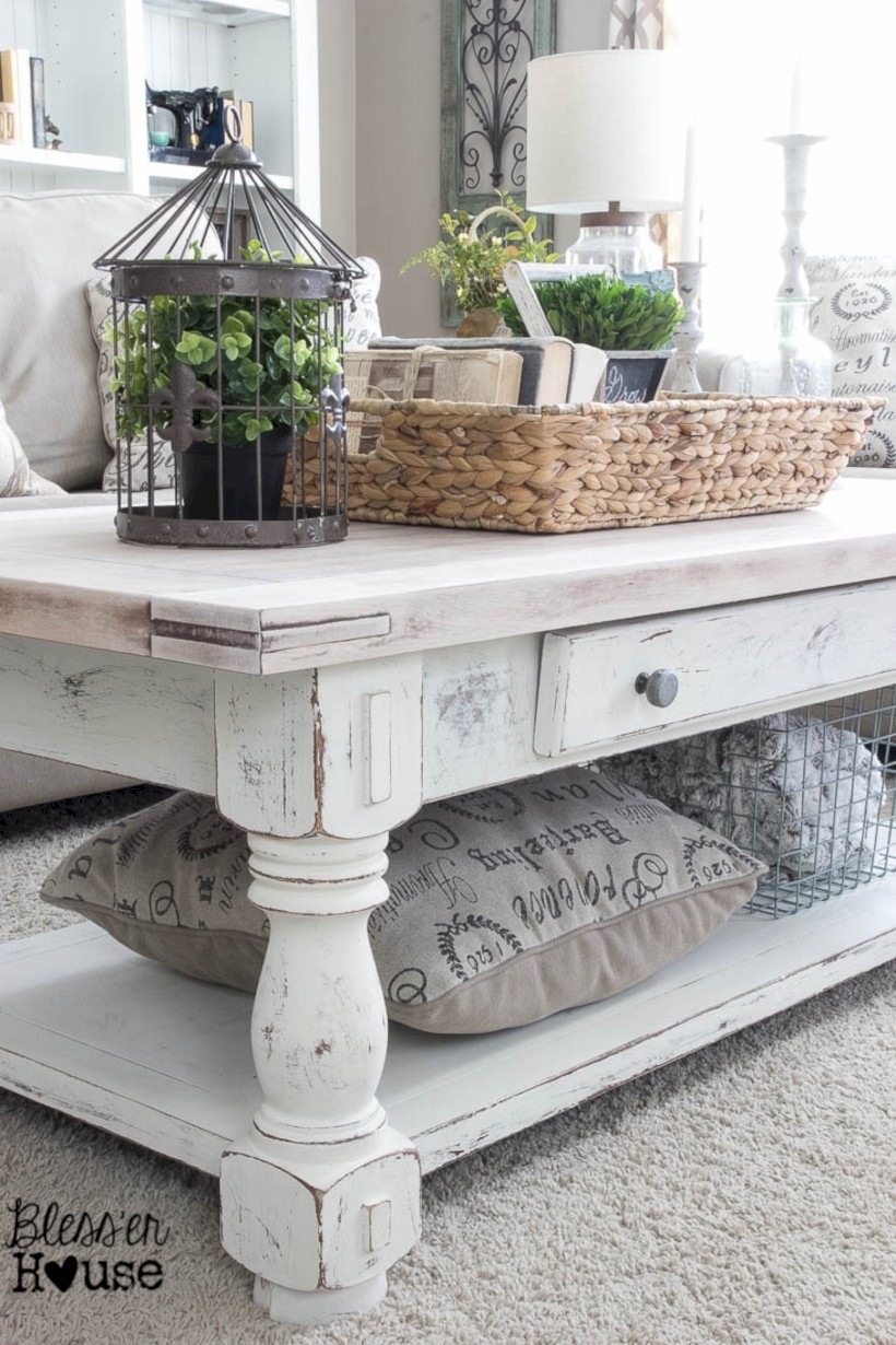 Best chunky farmhouse coffee table 20