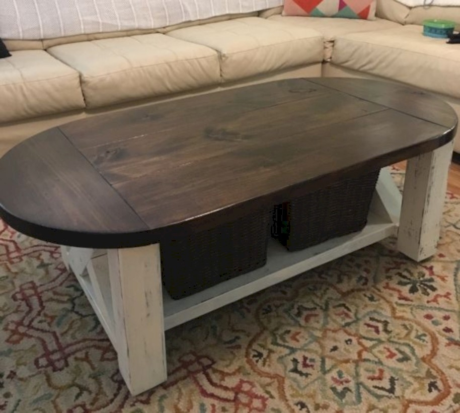 Best chunky farmhouse coffee table 26