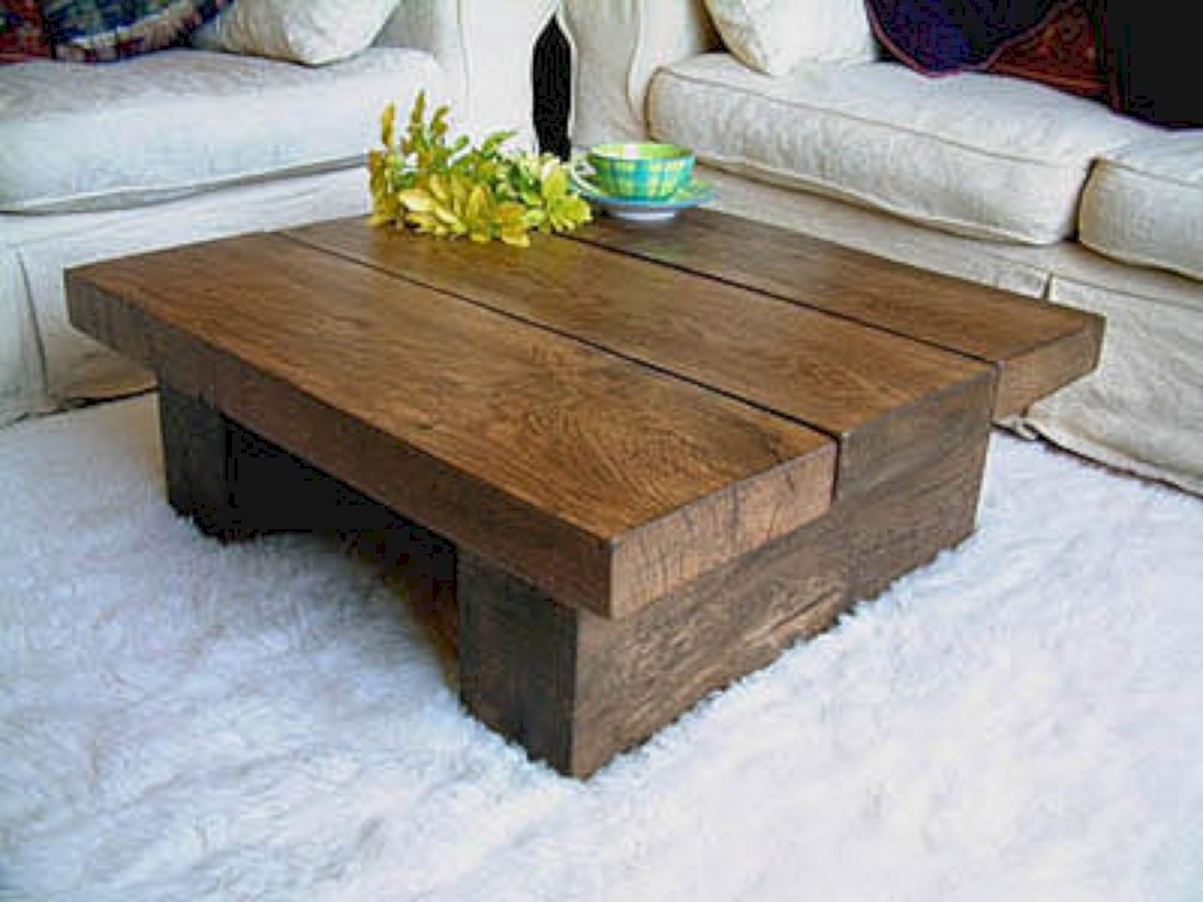 Best chunky farmhouse coffee table 27