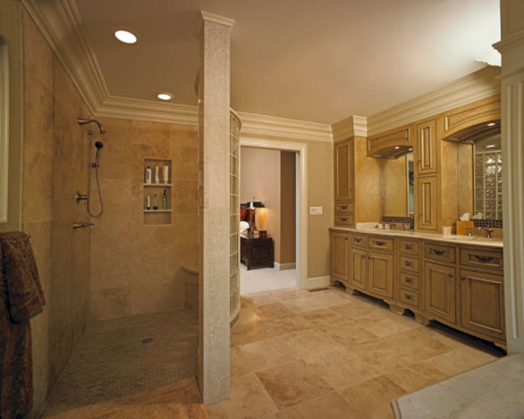 Best classic glass block shower layout 11