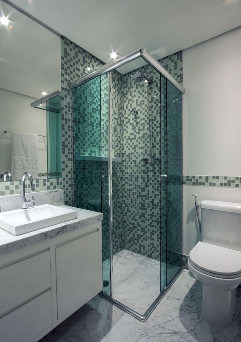Best classic glass block shower layout 25