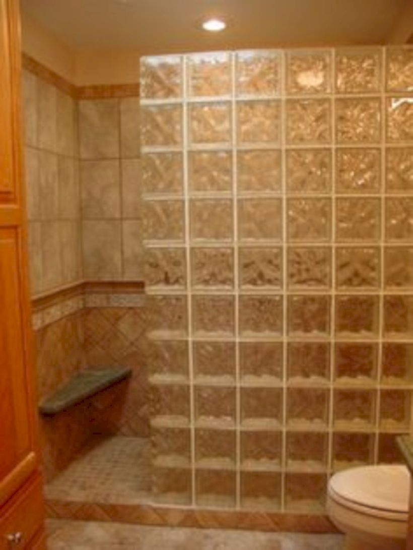 Best classic glass block shower layout 28
