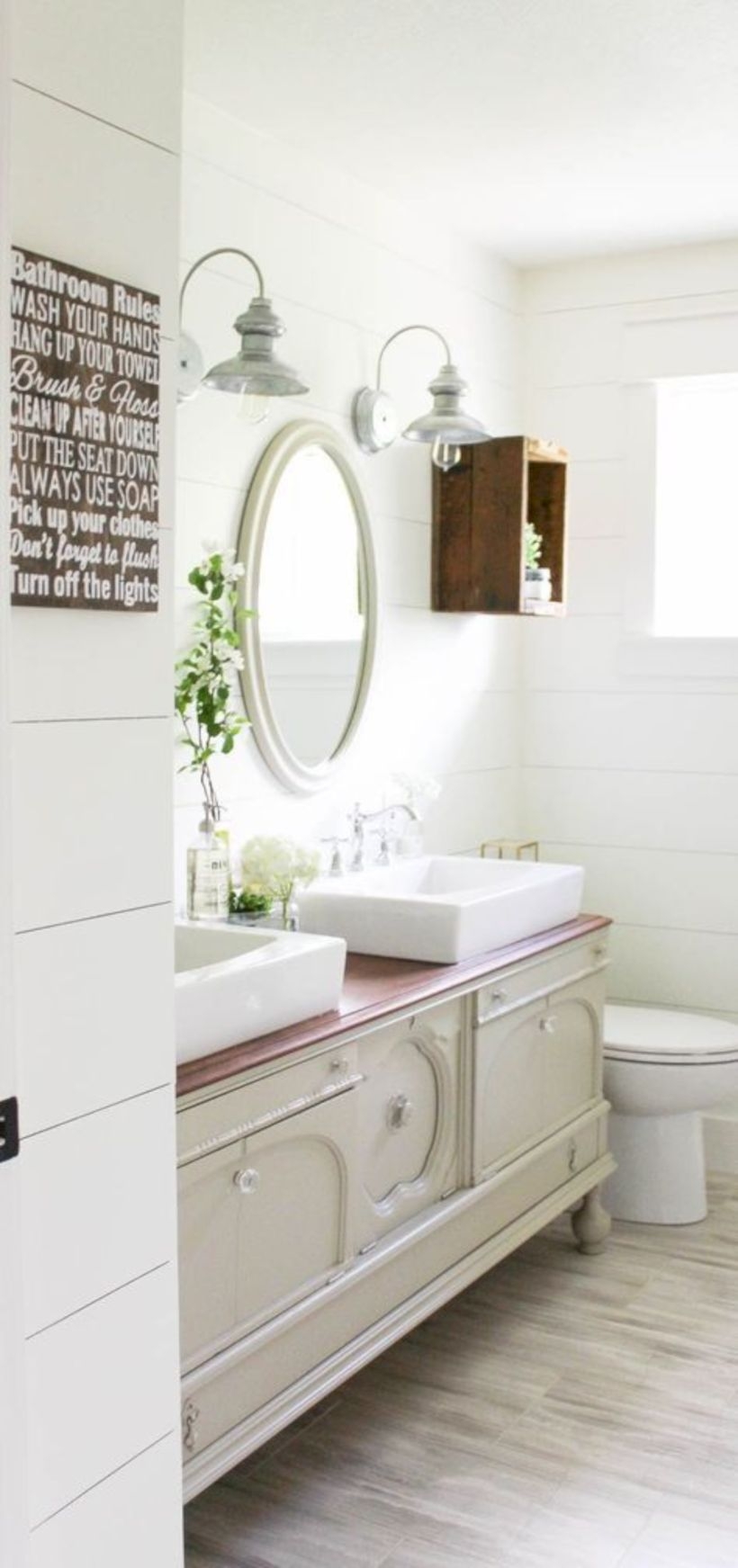 Best modern vintage bathroom reveal 01