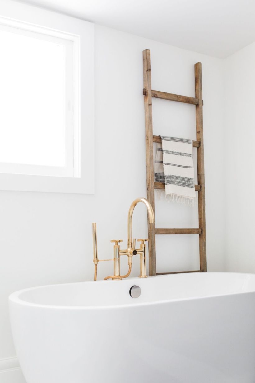Best modern vintage bathroom reveal 04