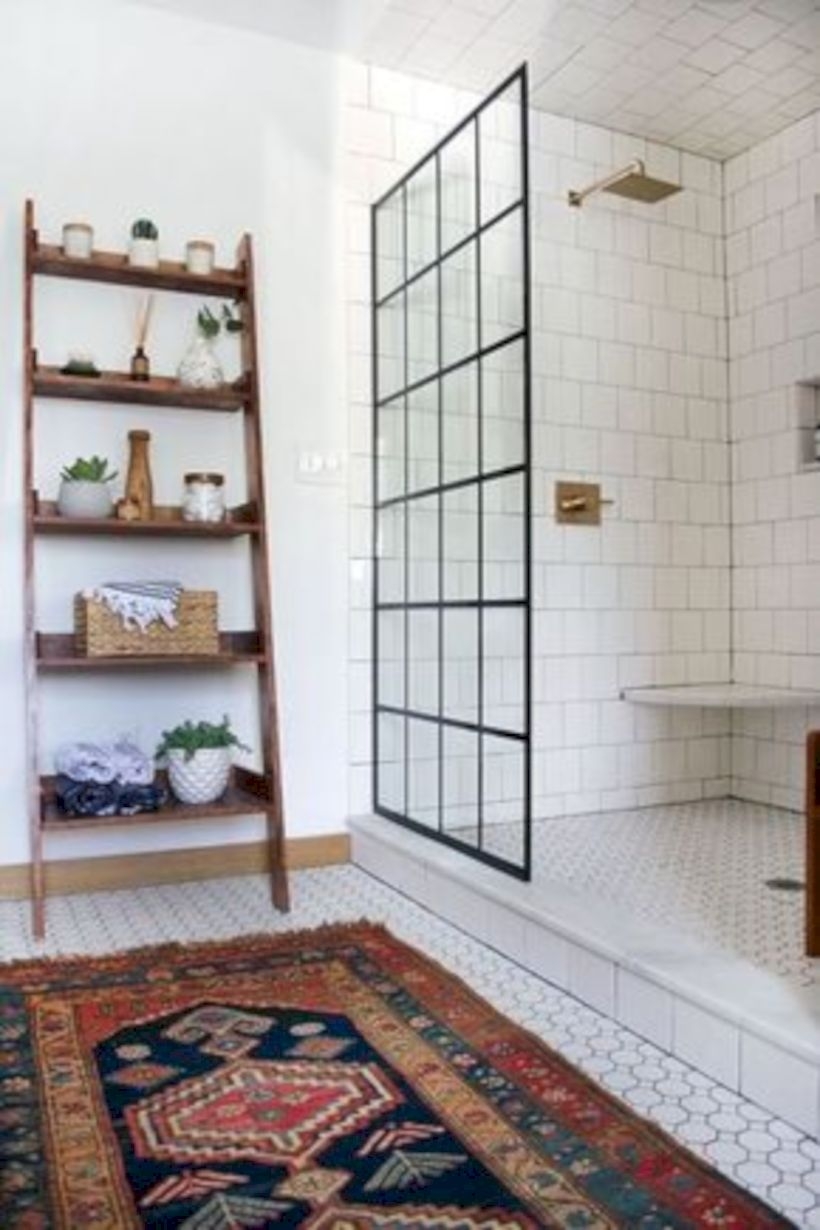 Best modern vintage bathroom reveal 27