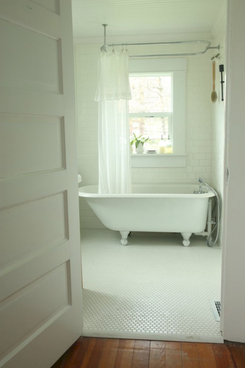 Best modern vintage bathroom reveal 35