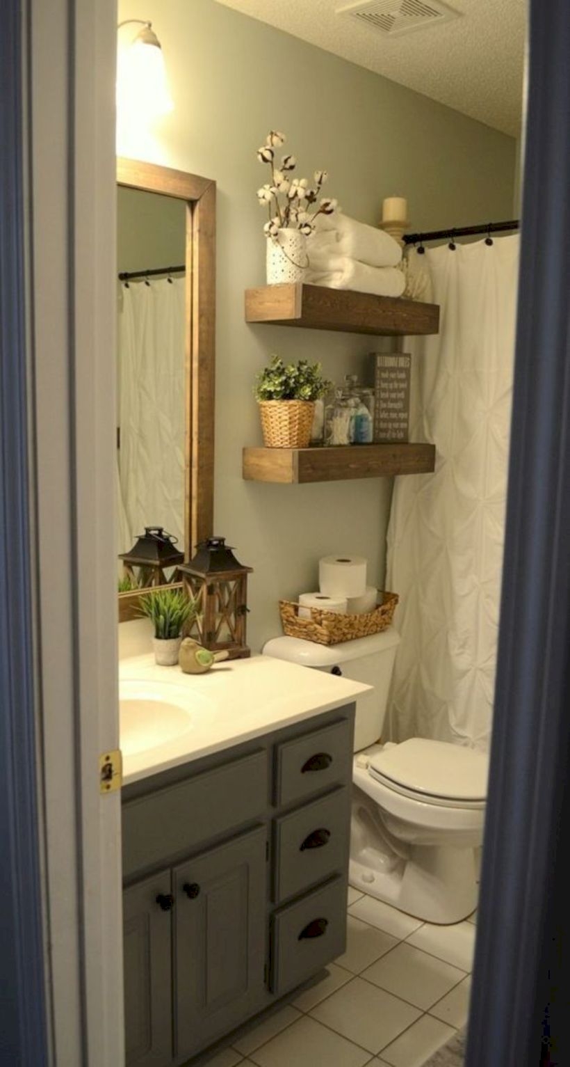 Best modern vintage bathroom reveal 49