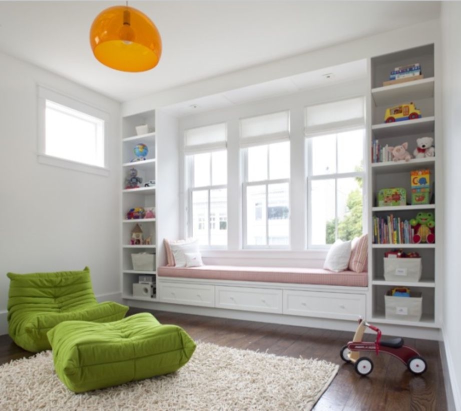Built-in bench for your basement design ideas 39