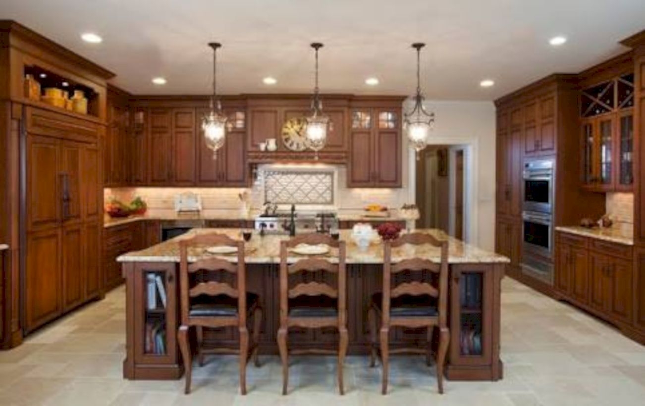 Charming custom kitchens cabinets designs 07