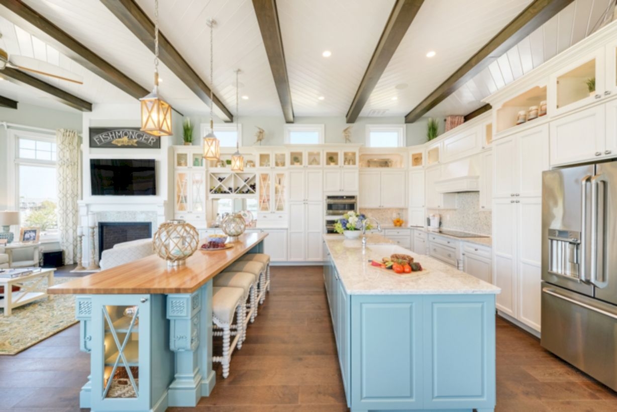 Charming custom kitchens cabinets designs 10